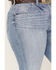 Image #2 - Ariat Women's R.E.A.L. Light Wash Mid Rise Regina Flare Jeans - Plus, Blue, hi-res