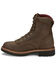 Image #3 - Justin Men's Rivot Lace-Up Work Boots - Soft Toe, Brown, hi-res