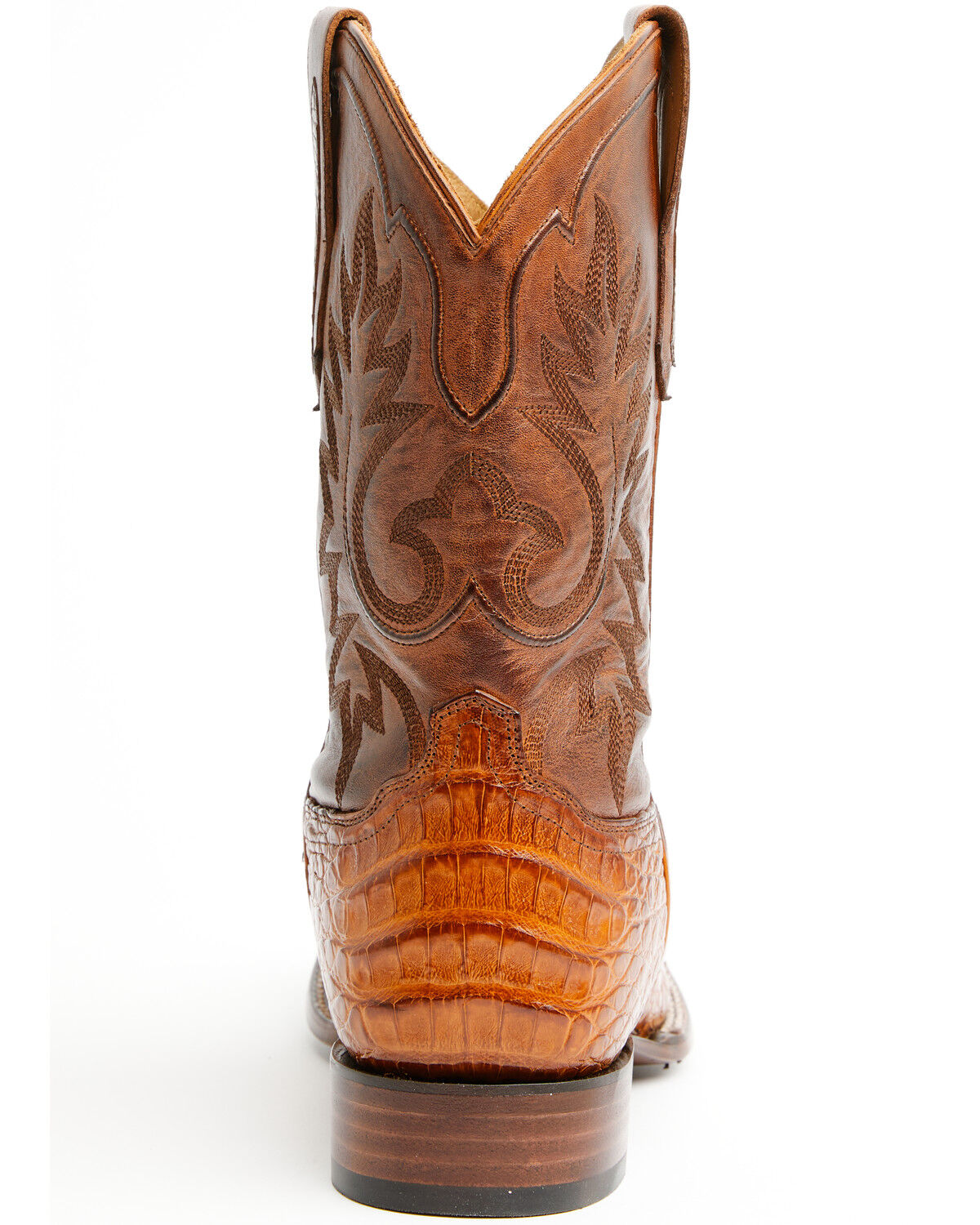 Image #5 - Cody James Black 1978® Men's The Hayward Exotic Caiman Belly Western Boots - Broad Square Toe, Cognac, hi-res