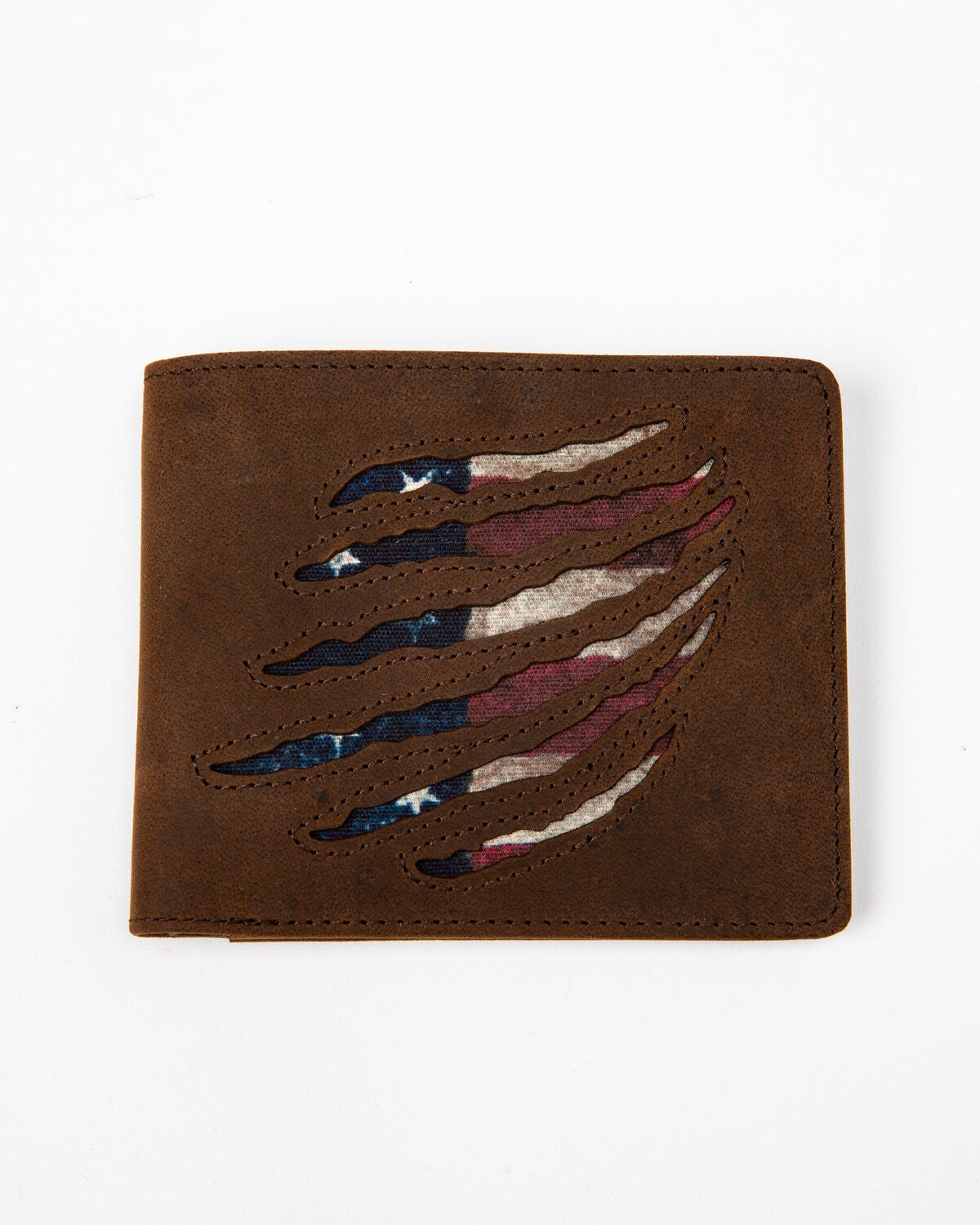 Cody James Men's Americana Bi-Fold Wallet, Brown, hi-res