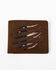 Cody James Men's Americana Bi-Fold Wallet, Brown, hi-res
