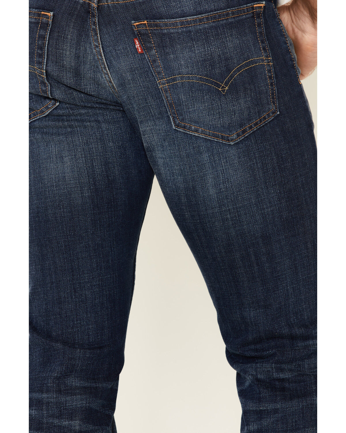 Image #4 - Levi's Men's 527 Prewashed Low Straight Bootcut Jeans, Blue, hi-res