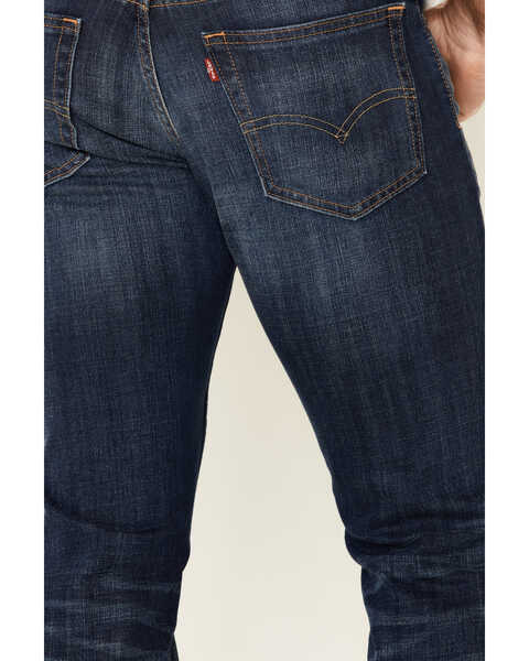 Image #4 - Levi's Men's 527 Prewashed Low Straight Bootcut Jeans , Blue, hi-res