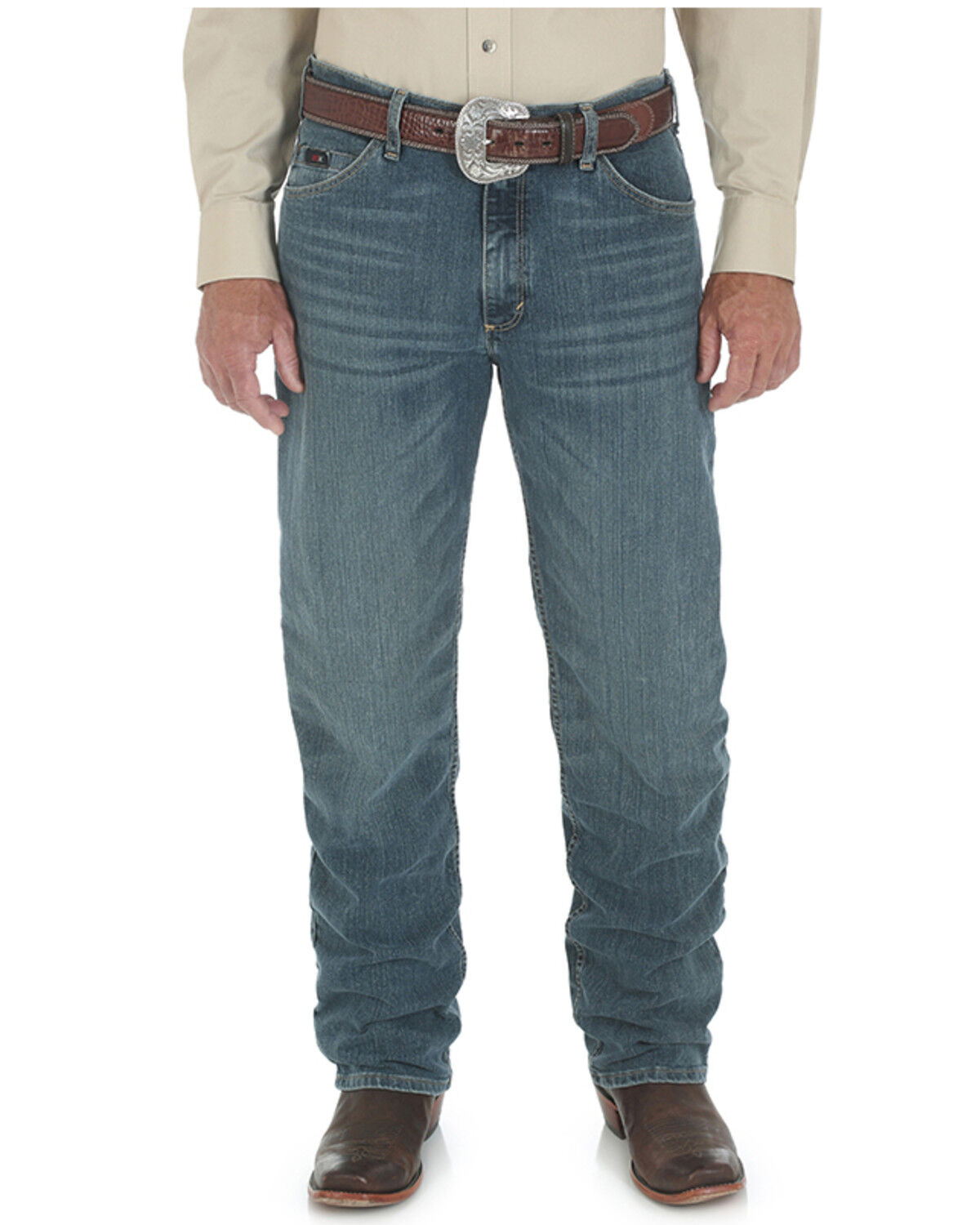 Image #1 - Wrangler 20X Men's Barrel Advanced Comfort Competition Slim Relaxed Jeans - Big & Tall, Indigo, hi-res
