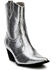 Image #1 - Matisse Women's Bambi Western Booties - Round Toe, Silver, hi-res
