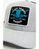 Image #2 - Cody James Men's Steer Head Logo Patch Mesh Back Ball Cap, Light Grey, hi-res