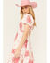 Image #2 - Ariat Women's Short Sleeve Floral Tier Sweetie Dress, Pink, hi-res