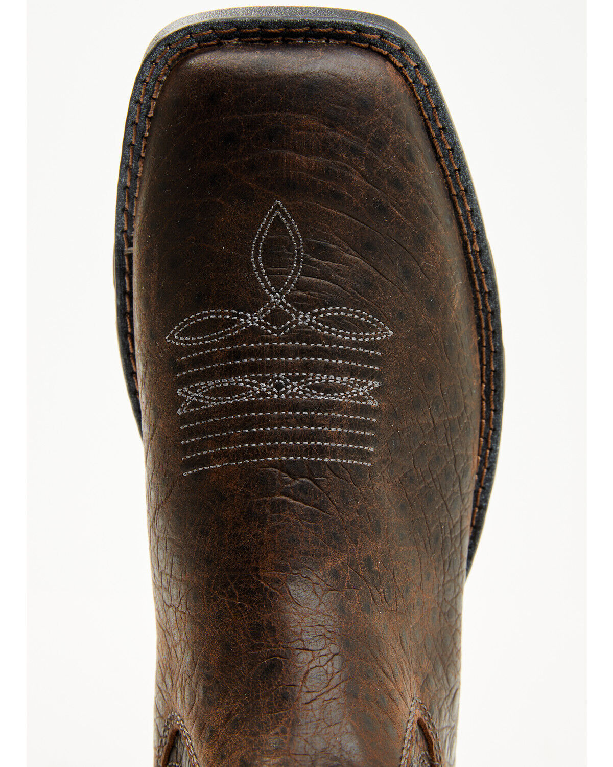 Image #6 - Double H Men's 5" Crestone Romeo Chelsea Boots - Broad Square Toe, Brown, hi-res