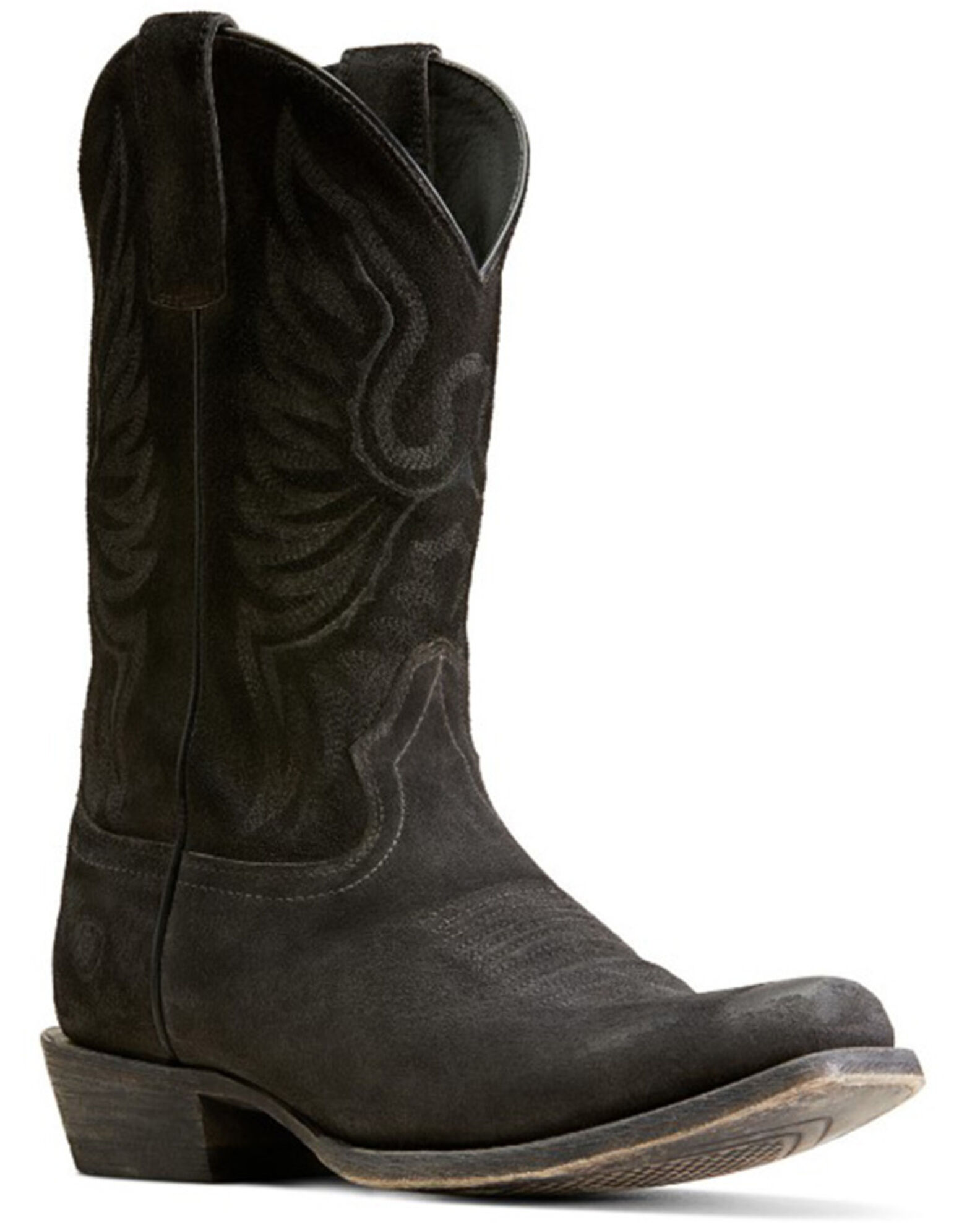 Ariat Men s Circuit High Stepper Distressed Suede Western Boots Square Toe Country Outfitter