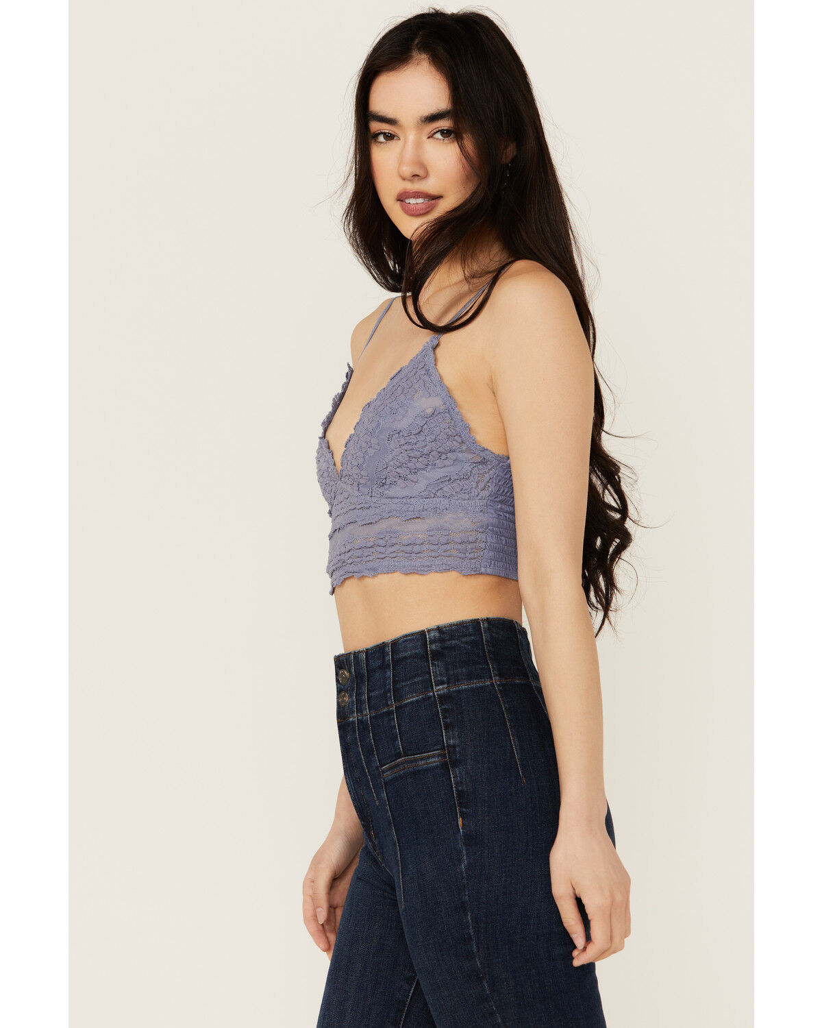 Image #2 - Free People Women's Amina Bralette, Blue, hi-res