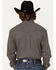 Image #4 - Roper Men's Geo Print Long Sleeve Button Down Stretch Western Shirt, Green, hi-res