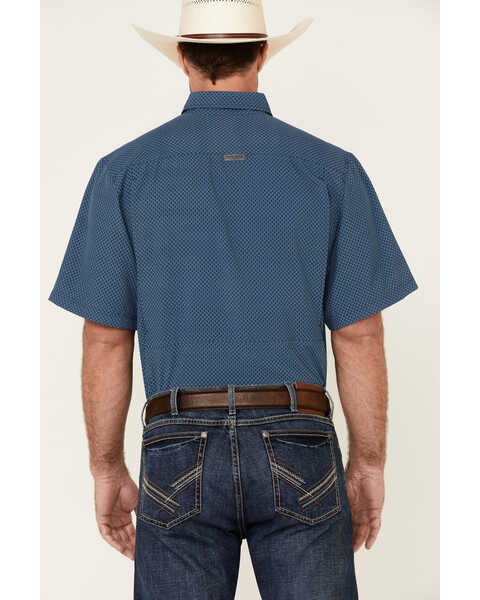 Image #4 - Panhandle Men's Geo Print Performance Short Sleeve Western Shirt , , hi-res