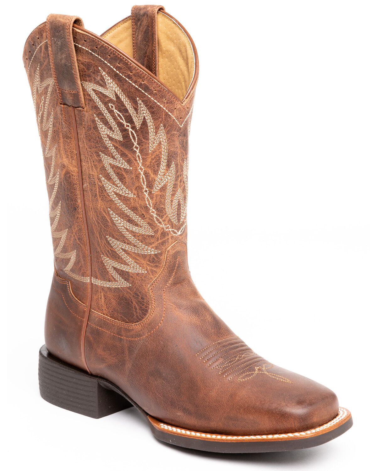 Image #1 - Shyanne Women's Xero Gravity Western Performance Boots - Broad Square Toe, Tan, hi-res