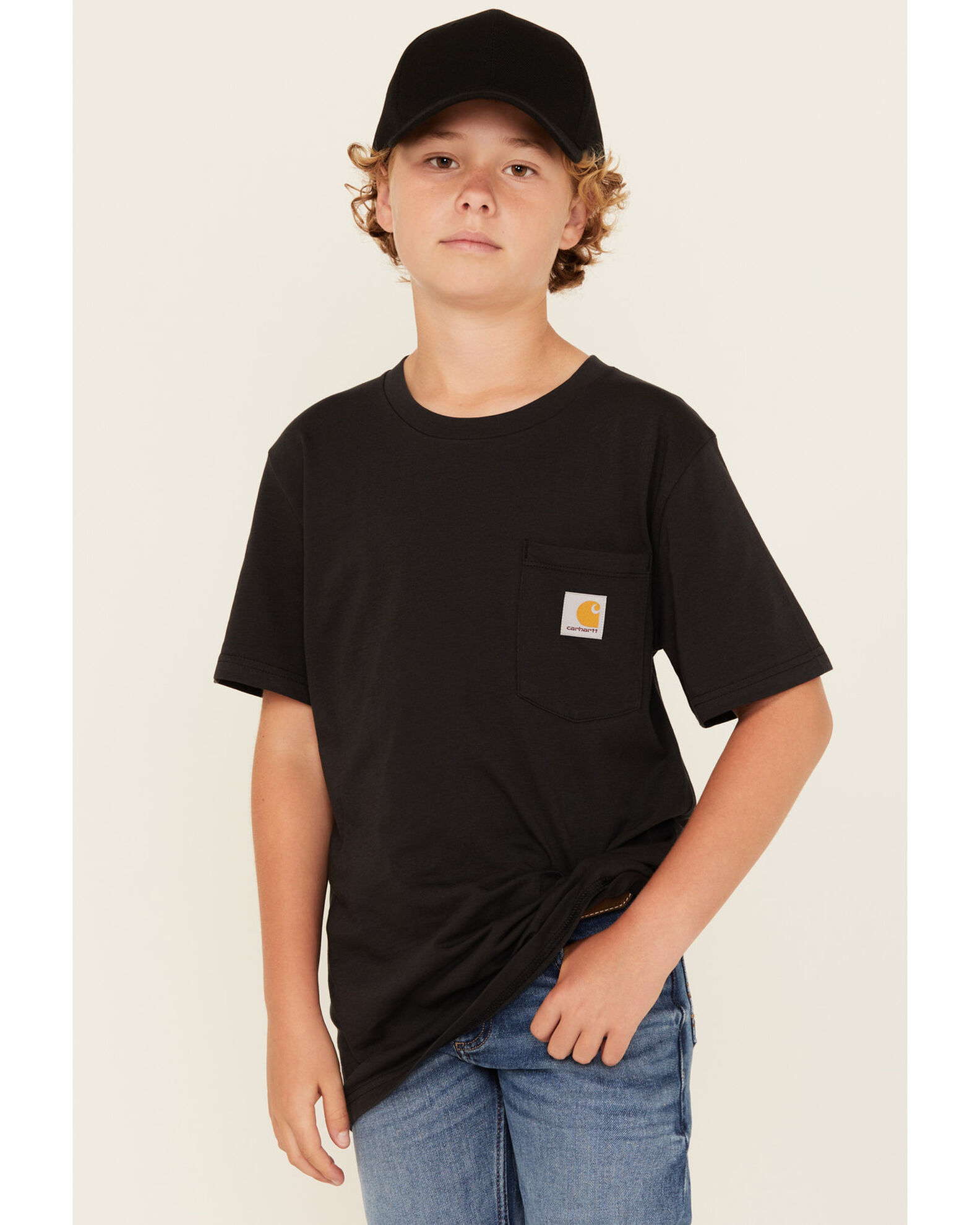 Carhartt Boys Solid Short Sleeve Pocket T Shirt Country Outfitter