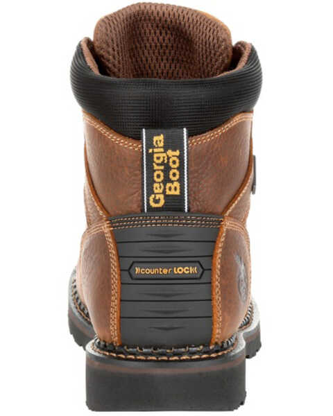 Georgia Boot Men's Giant Revamp Waterproof Work Boots - Steel Toe, Brown, hi-res