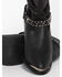Image #4 - Shyanne Women's Tammye Slouch Harness Fashion Boots - Pointed Toe, Black, hi-res