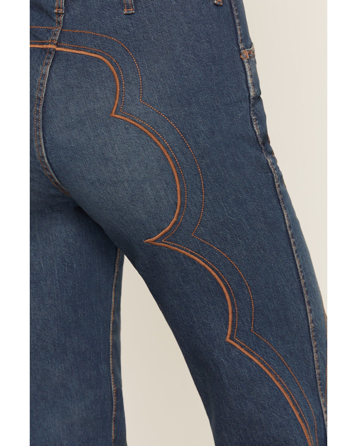 Image #4 - Wrangler Women's 70's Flare Stretch Denim Jeans, Dark Wash, hi-res