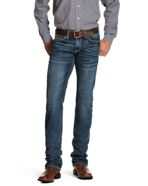 Ariat Men's M7 Silverton Coltrane Slim Straight Jeans , Blue, hi-res