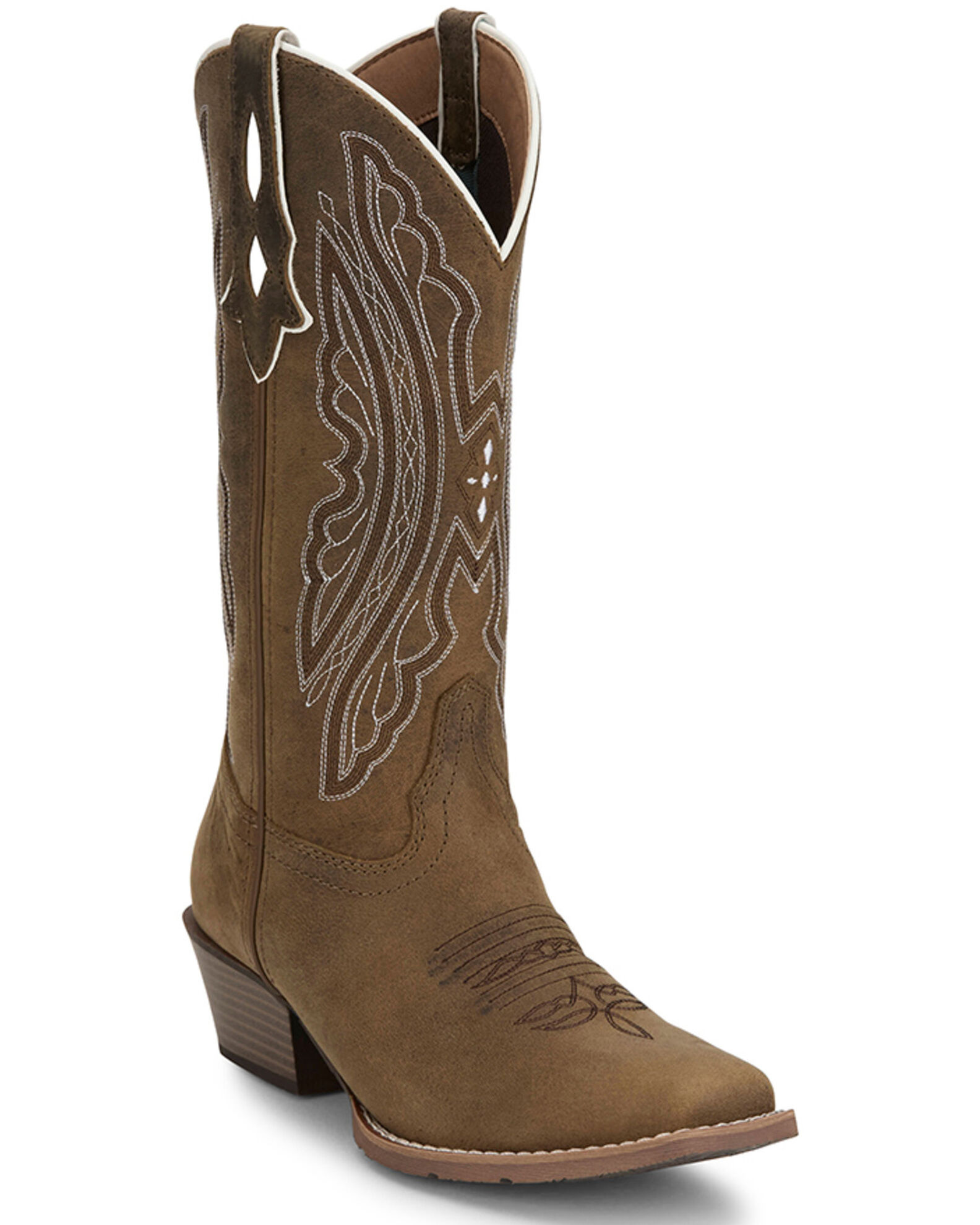 Justin Women s Rein Performance Western Boots Square Toe