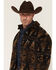 Image #2 - Outback Trading Co Men's Hudson Southwestern Print Snap Shirt Jacket, Dark Brown, hi-res
