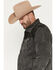 Image #2 - Cody James Men's Blanket Yoke Denim Jacket, Black, hi-res