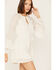 Image #2 - Shyanne Women's Eyelet Lace Long Sleeve Mini Dress, Ivory, hi-res