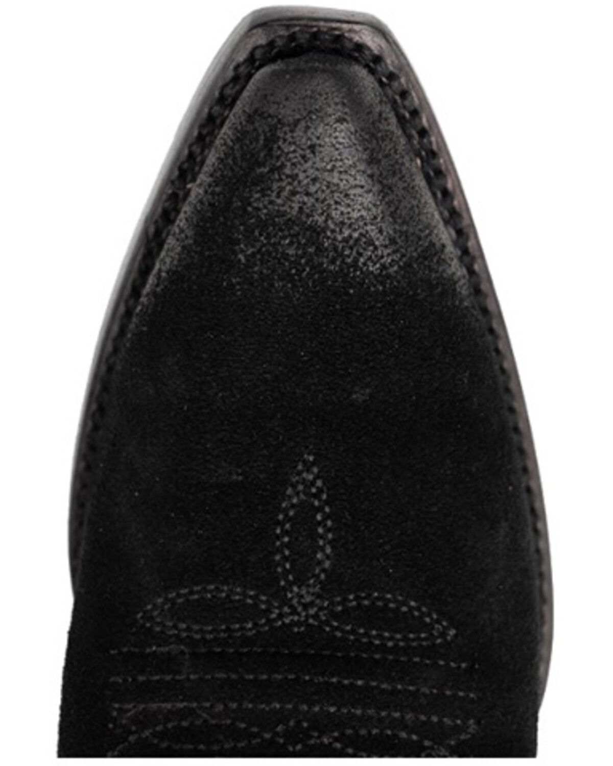 Image #6 - Ferrini Women's Roughrider Western Boots - Snip Toe, Black, hi-res