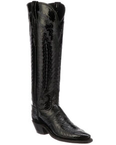 Lucchese Women's Priscilla Western Boots - Snip Toe, Black, hi-res