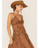 Scully Women's Long Spaghetti Strap Dress, Copper, hi-res
