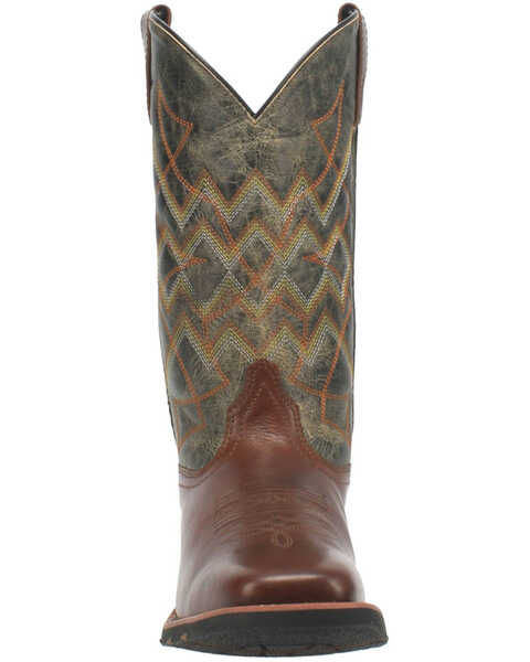 Image #5 - Laredo Men's Glavine Western Boots - Broad Square Toe, Brown, hi-res