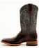 Cody James Men's Montana Western Boots - Broad Square Toe, Brown, hi-res