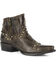 Stetson Women's Brown Shelby Studded Booties - Snip Toe, Brown, hi-res