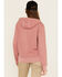 Image #4 - Carhartt Women's Relaxed Fit Midweight French Terry Hoodie, Maroon, hi-res