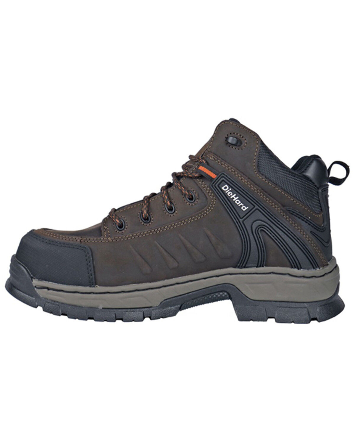 Image #3 - Die Hard Men's Squire Lace-Up Work Boots - Composite Toe, Brown, hi-res