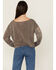 Image #4 - Cleo + Wolf Women's Mountain Long Sleeve Graphic Shirt, Dark Brown, hi-res