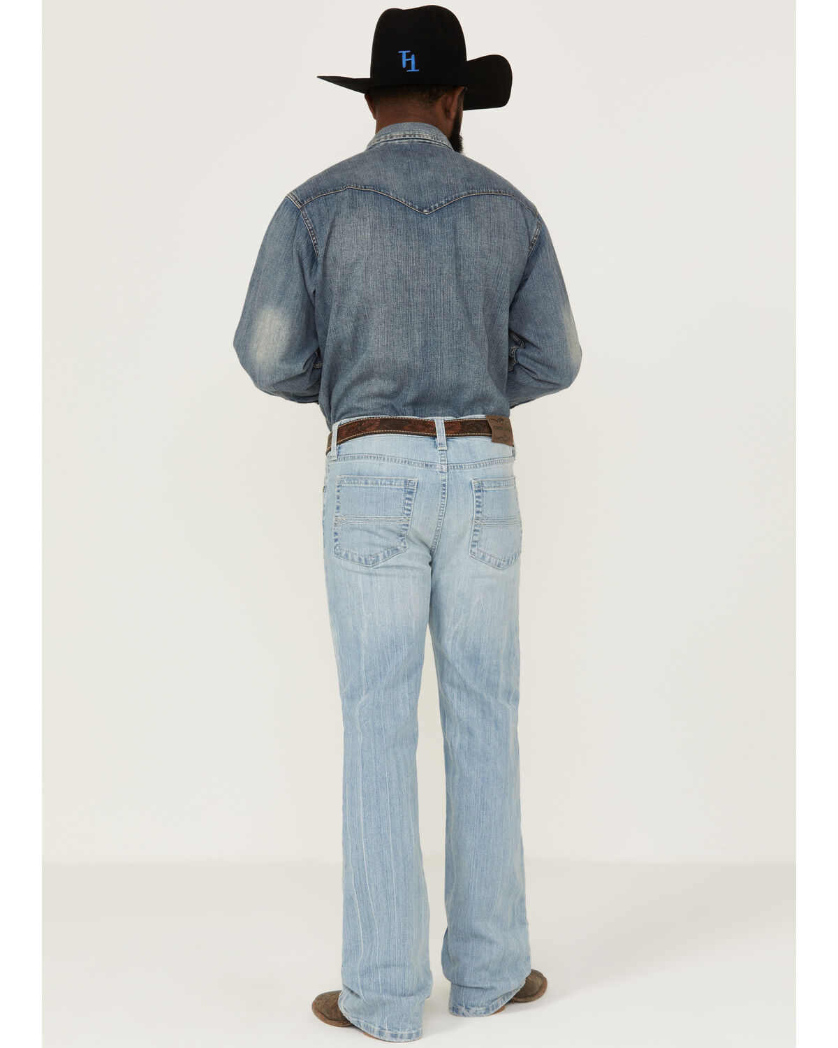 Image #3 - Cody James Men's Omaha Slim Bootcut Jeans, Light Wash, hi-res