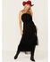 Image #2 - Shyanne Women's Chiffon Mesh Midi Dress, Black, hi-res