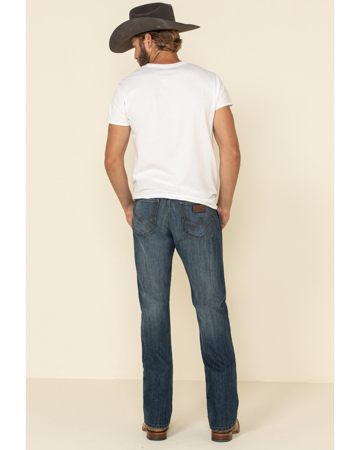 wrangler retro slim boot stretch
