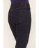 Image #4 - Rock & Roll Denim Women's Dark Wash High Rise Micro Studded Straight Stretch Denim Jeans, Dark Wash, hi-res