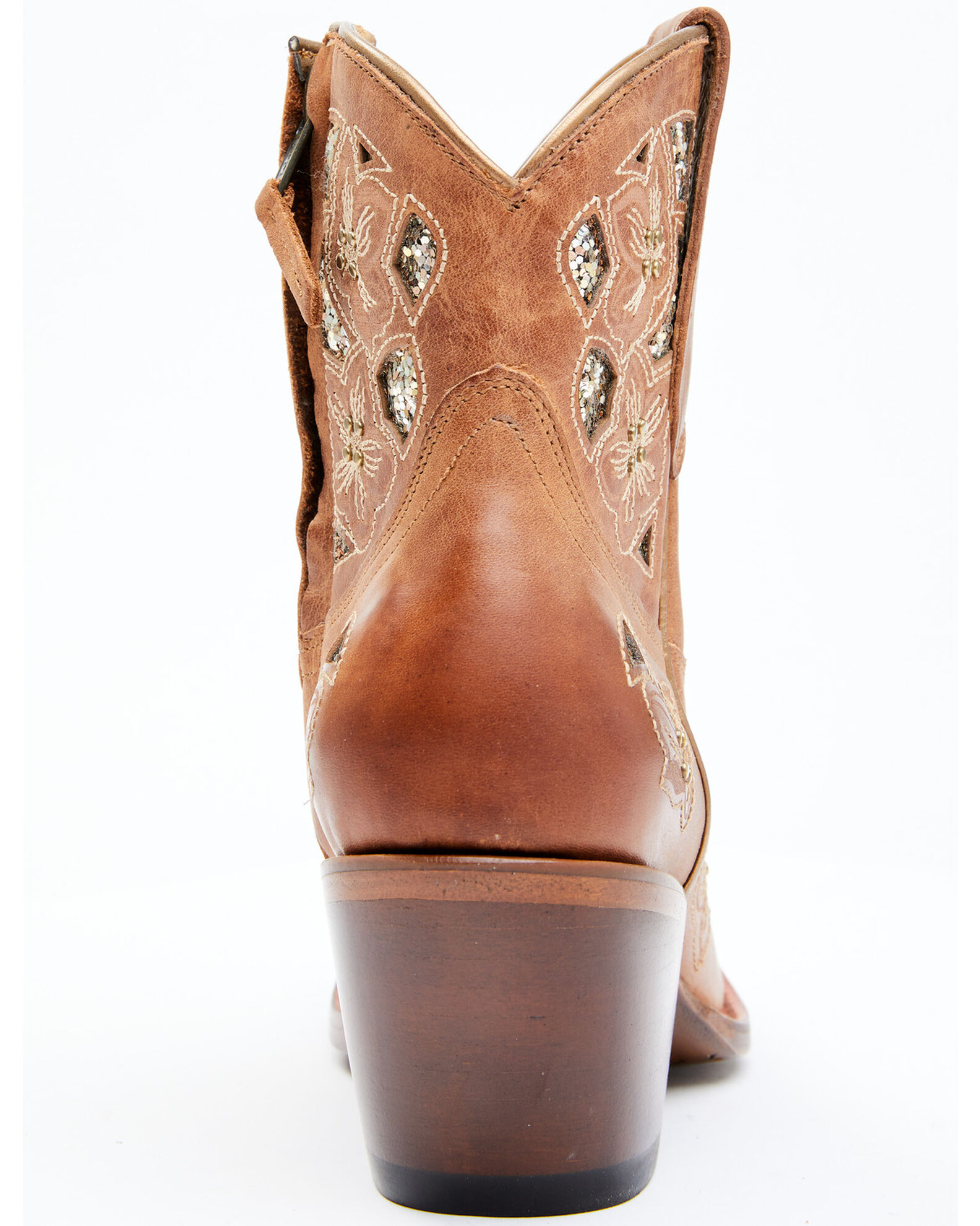 Image #5 - Shyanne Women's Lily Fashion Booties - Round Toe, Cognac, hi-res