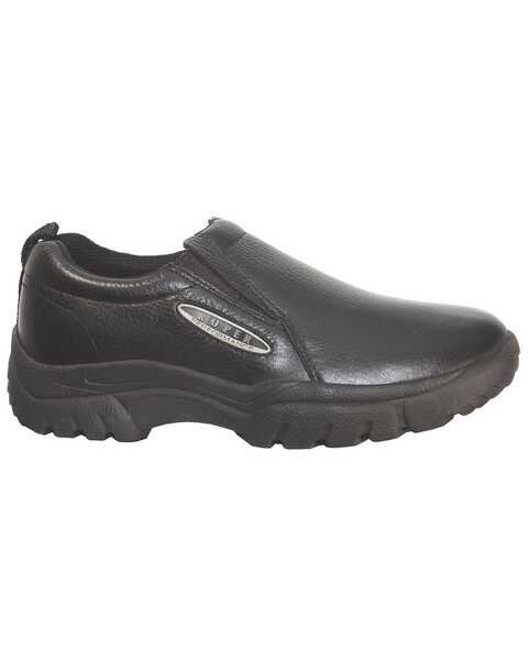 Image #1 - Roper Performance Slip-On Casual Shoes - Wide, Black, hi-res
