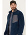 Image #2 - Brothers and Sons Men's Polar Fleece Zip Jacket, Blue, hi-res