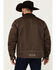 Image #4 - Cowboy Hardware Men's Triple Barb Logo Softshell Jacket, Chocolate, hi-res