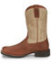 Image #3 - Justin Men's Canter Work Boots - Steel Toe, Brown, hi-res