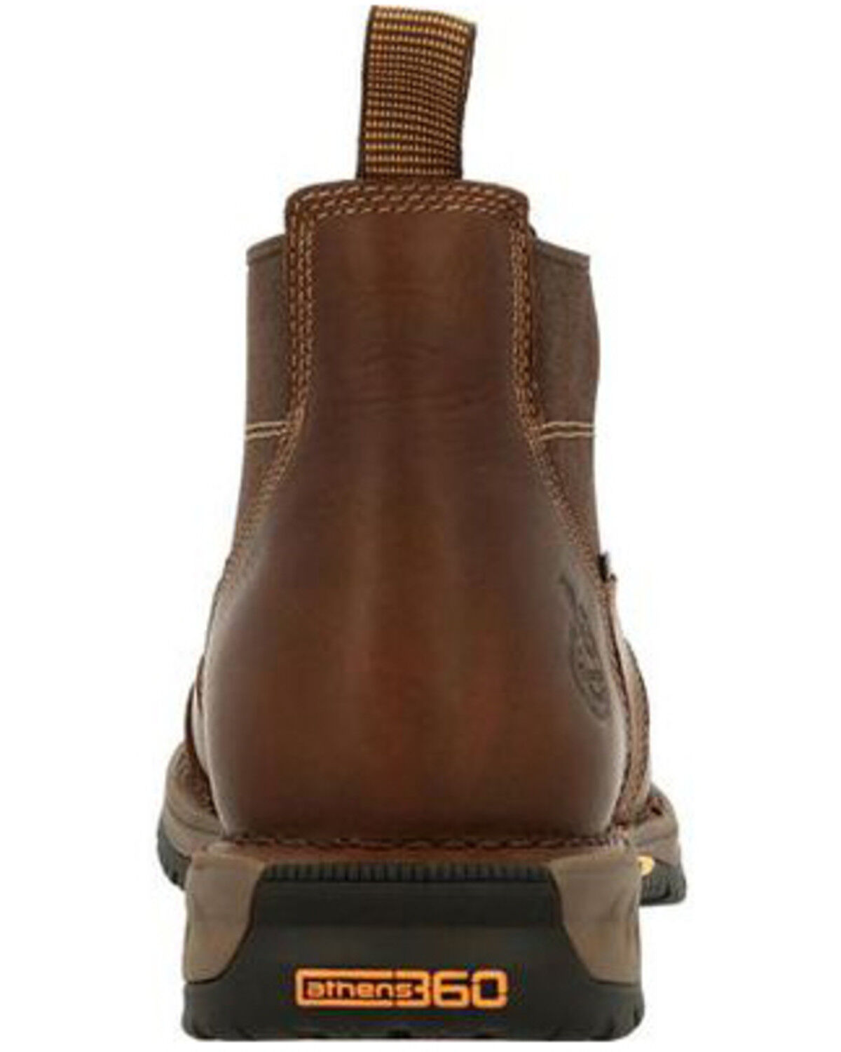 Image #4 - Georgia Boot Men's Athens 360 Chelsea Work Boots - Steel Toe, Brown, hi-res