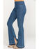 Show Me Your Mumu Women's Austin Pull On Flare Jeans, Blue, hi-res