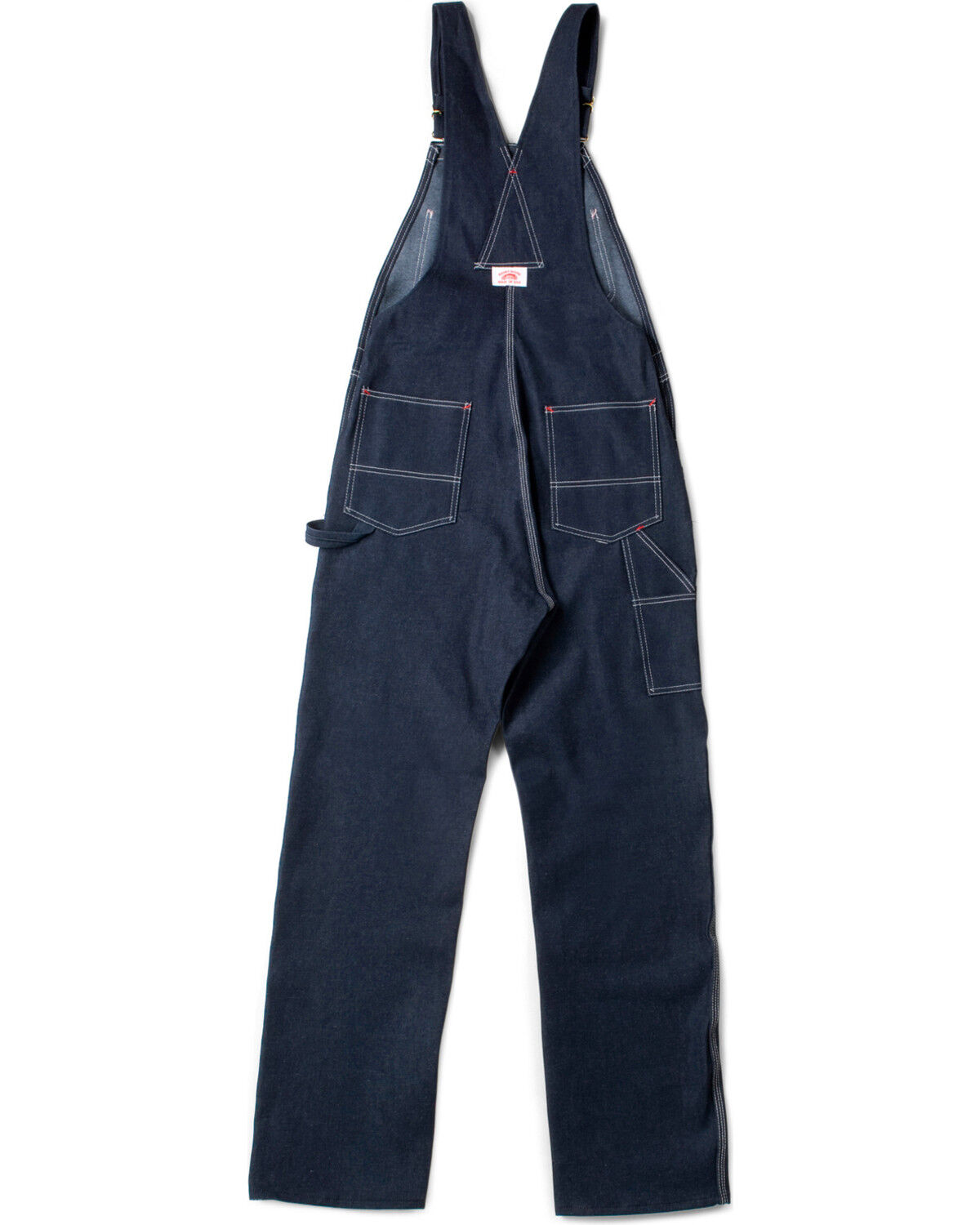 Image #3 - Round House Men's Classic Overalls, Blue, hi-res