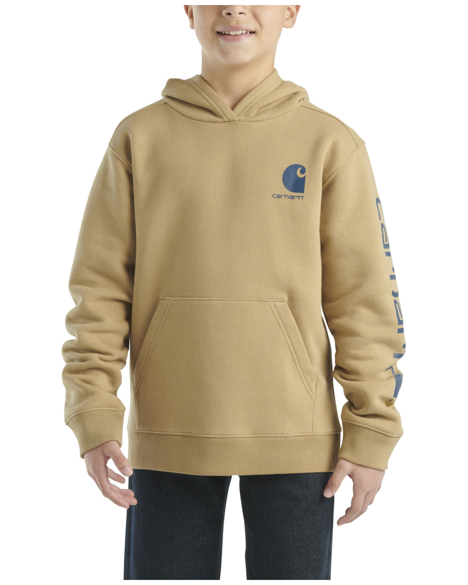 Carhartt Little Boys Logo Hooded Sweatshirt