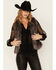 Image #1 - Shyanne Women's Faux Fur Vest, Ash, hi-res