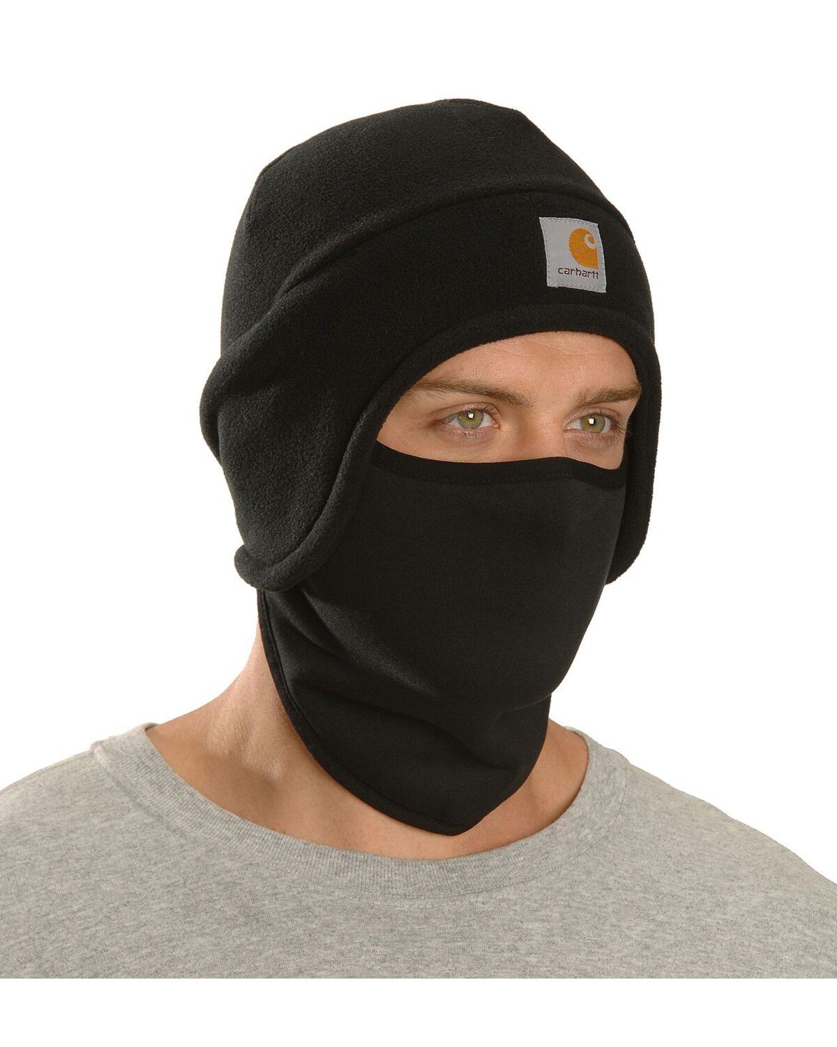 Carhartt 2-in-1 Fleece Headwear, Black, hi-res